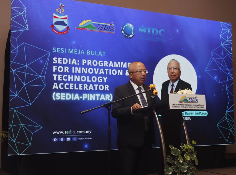 “Collaboration between SEDIA and MTDC to Drive Research and Development of Technology and Innovation in Sabah towards Commercialisation”